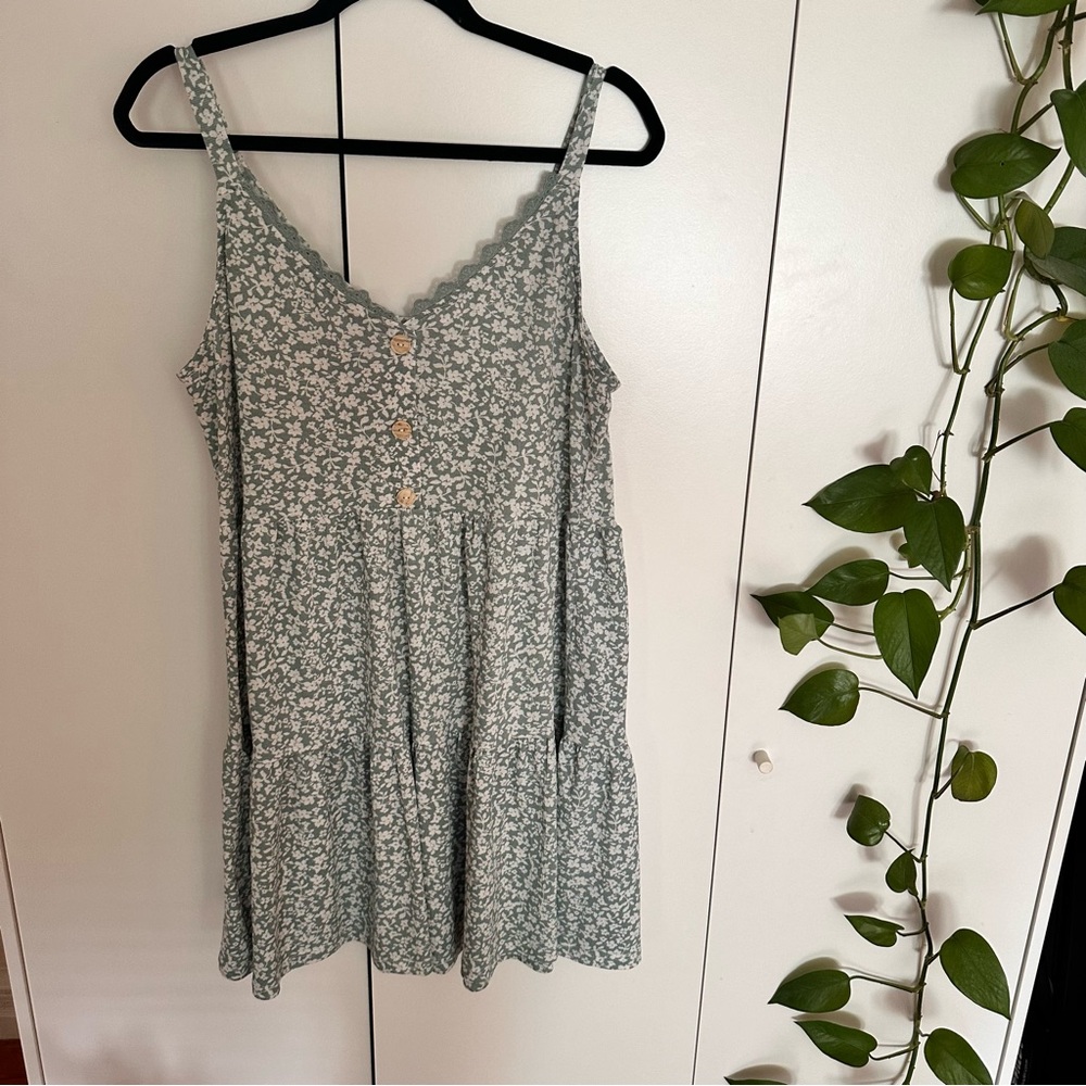 Green Mini dress